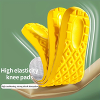 Semelles intérieures sport en PU ultra-douces et élastiques - Amorti anti-entorse, absorption des chocs, soutien léger pour la course et les bottes de travail