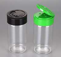 Conteneur en plastique pour épices en poudre de 4 oz, flacon à épices en plastique PET, flacon à épices transparent en PET, pot à poudre de chili, Frasco Comida