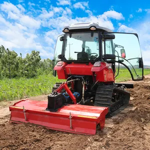 Großhandelsanpassung120HP100HP 80 PS Raupen traktor Mit Front Dozer Bagger Backfill Assistenz gerät