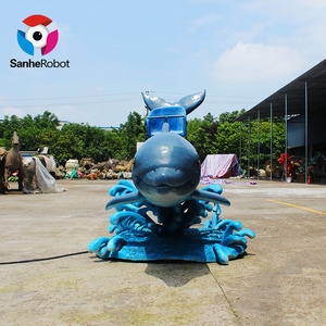 Équipement <span class=keywords><strong>de</strong></span> parc d'attractions numérique, taille <span class=keywords><strong>de</strong></span> vie, animaux <span class=keywords><strong>de</strong></span> l'océan, dauphin, à vendre, nouvelle collection - Product Image 6
