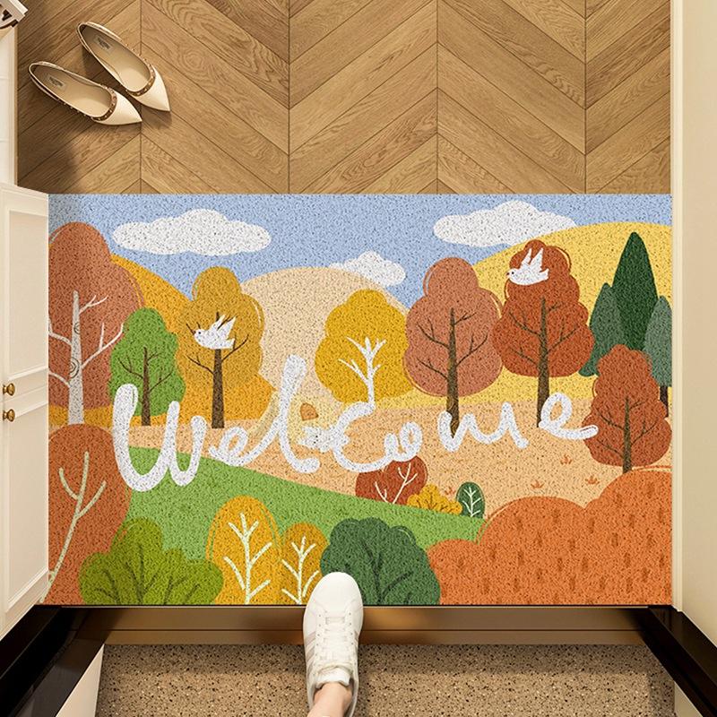 นกป่าร้องเพลงในฤดูใบไม้ร่วง