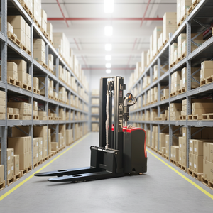 नए डिजाइन इलेक्ट्रिक स्टेकर 1500 किलोग्राम एर्गोनोमिक हैंडल को ट्रक इलेक्ट्रिक स्टेकर का उपयोग करके आरामदायक - Product Image 5