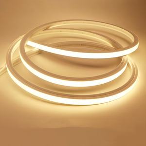 Ruban LED néon flexible IP65, résistant à la poussière, blanc chaud, décoration intérieure, éclairage d'ambiance pour hôtel, DC12V, conforme à la norme FCC - Product Image 4
