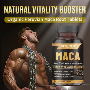 Maksimum Güç Erkekler İçin Maca Kapsülleri Standartlaştırılmış Ekstrakt Erkek Libidosunu Artırıcı Fiziksel Performans Doğal - Product Image 2