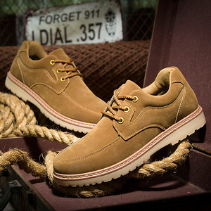 Nouvelles Chaussures Décontractées Basses pour Hommes en Daim Style Workwear – Idéales pour le Business - Product Image 3
