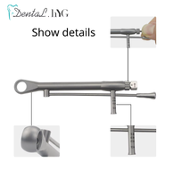 1 Ensemble d'outils de tournevis de haute qualité, clé dynamométrique à cliquet pour implants dentaires 10-70NCM avec embouts et kit de clés