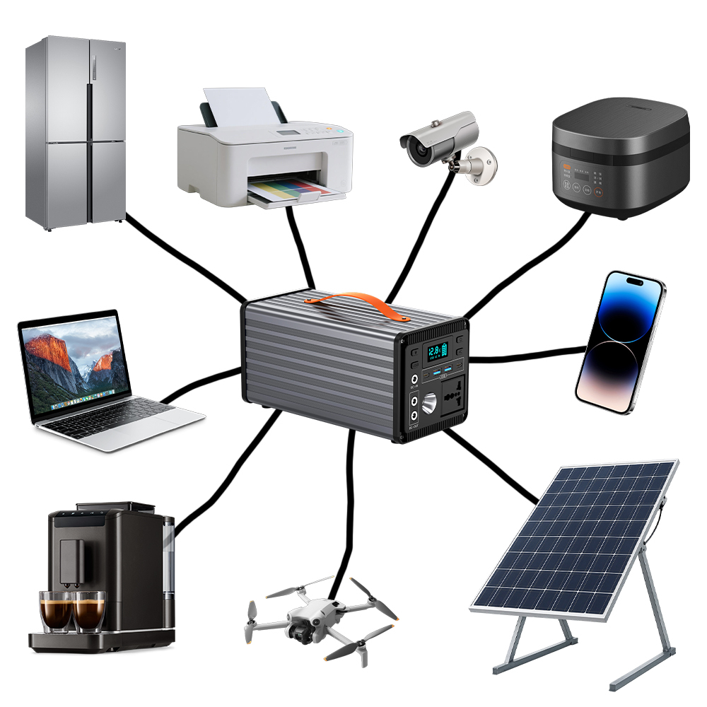 Solar Wireless Charging Outdoor Camping Generator Backup All in One <strong>200w</strong> 300w 400w 500w <strong>Portable</strong> <strong>Power</strong> <strong>Station</strong>