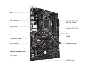 New Z370P D3 GAMING Desktop Motherboard LGA 1151 9th Gen 64GB <b>DDR4</b> <b>RAM</b> Double Channel M.2 ATX GigaByte B365 Motherboard - Product Image 3