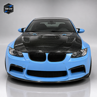 Capot en fibre de carbone compatible avec BMW Série 3 M3 E92 E93 Coupé Cabriolet 2007-2013, ventilé, finition brillante