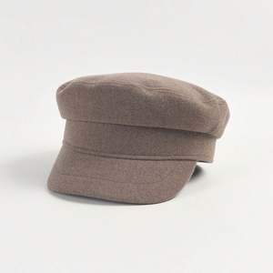 Boina de Moda Otoño Invierno, Gorro Cálido para Mujer, Boina de Lana de Color Sólido, Boina Casual Plana con Visera de Pato, Boina Británica Retro para Mujer - Product Image 5