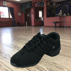 Vendita calda di grandi dimensioni punta tonda <span class=keywords><strong>tacco</strong></span> <span class=keywords><strong>basso</strong></span> <span class=keywords><strong>scarpe</strong></span> <span class=keywords><strong>da</strong></span> <span class=keywords><strong>ballo</strong></span> comode morbide Modulare Sole <span class=keywords><strong>da</strong></span> <span class=keywords><strong>ballo</strong></span> Jazz con fodera in cotone in tela - Product Image 4