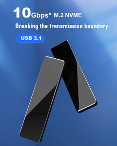 อะแดปเตอร์สำหรับหุ้มอลูมิเนียม M.2 NVMe SSD USB 3.2 Gen 2ถึง M-Key โซลิดสเตทไดรฟ์กล่องภายนอก UASP สำหรับ2242/2260/2280 - Product Image 2