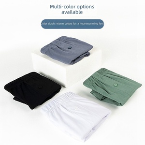 Liquidation – Caleçons Boxers pour Hommes 100% Coton Taille Moyenne Tricotés ODM Coupe <span class=keywords><strong>Ample</strong></span> pour Hommes Adultes - Product Image 4