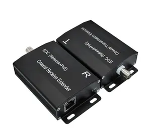 Tincam 10/100M Eoc Ip Naar Coaxiale Converter Met 1x Bnc Poort Met Poe High Definition Netwerk Coaxiale Transmissie Extender