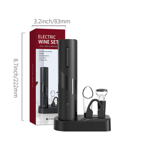 Ensemble ouvre-bouteille électrique 4-en-1 économique avec tournevis, piles alcalines intégrées et aspiration en plastique – Stock usine - Product Image 6