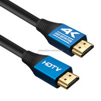 Cable 4K de Alta Velocidad de 1.5M con Revestimiento de PVC, 60Hz Ultra, para Laptop, Monitor, PS5, PS4, Proyector, Cámara, Altavoz