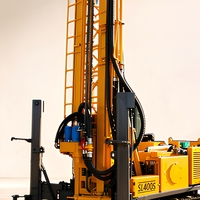 Machine de forage de puits d'eau de 330 m, foreuse hydraulique sur chenilles pour l'eau souterraine profonde