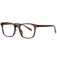 Monture de lunettes de style classique bleu, verres transitionnels, protection UV, lunettes photochromiques pour hommes, en stock