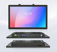 PC industriel à écran tactile capacitif de 10,1 à 27 pouces, montage VESA, écran étanche IP65, système Windows, processeur Intel Core I3/i5/i7