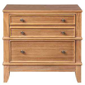 Hazel 3 Drawer Side Table Set Of Two For Living Room Hallway Entryway - Product Image 4