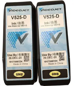 MSDS 증명서를 가진 Videojet 잉크젯 프린터를 위한 750ml Videojet 본래 인쇄 잉크 V525-D