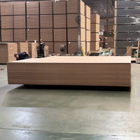 Panneau MDF haute densité 1830x3660mm, surface lisse, panneau en bois pour meubles, porte d'armoire, décoration intérieure