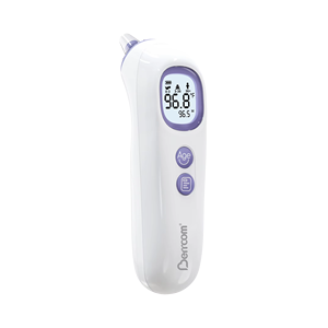 Thermomètre auriculaire numérique pré-chauffé, mesure de la température auriculaire clinique, 3 couleurs disponibles, lecture rapide pour bébés, enfants, adultes, à domicile - Product Image 1