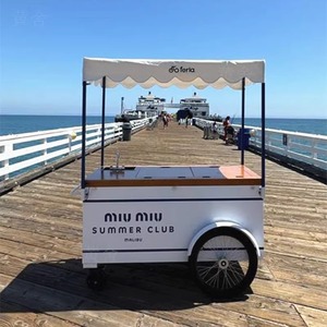 Giá để trưng bày kẹo & nước hoa di động bằng kim loại cổ điển, có bánh xe tháo rời, khung nhôm chống nước, dùng cho thương mại - Product Image 2