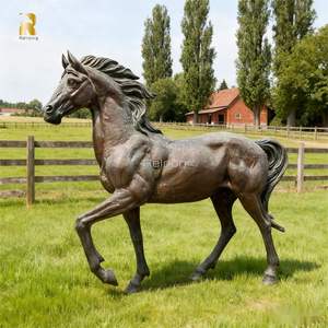 Escultura de Caballo de Bronce de Tamaño Real, Precio de Fábrica, Venta Caliente, para Jardín Exterior - Product Image 5