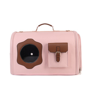 Transportadora para Mascotas Pauljet con Estampado Cuadrado, Bolsa Transpirable para Perros y Gatos, Gran Capacidad, Portátil para Viajes al Aire Libre - Product Image 2