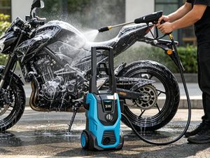 Nettoyeur haute pression vertical commercial, machine de nettoyage puissante et robuste pour les ateliers de lavage automobile - Product Image 3