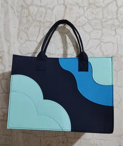 Offre Spéciale FASHION CHEAP Sac à main simple en feutre floral pour femme. Z0918 - Product Image 3