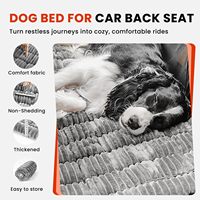 Hundebett-Matte für den Rücksitz im Auto, Rutschfeste Hundedecke, Weiche Gemütliche Hundedecke, Waschbare Reisematte, Sitzschutz für Autos, SUVs, LKWs