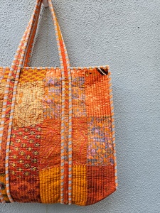 Sac fourre-tout matelassé en coton fait main 2026, grand sac de voyage en coton, sac à main de shopping, cadeaux pour elle pour femmes - Product Image 4