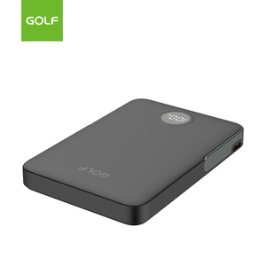 Fábrica al por mayor cargador móvil inalámbrico portátil PD 20W carga rápida LCD Digital Magn Power Bank 5000mAh con soporte - Product Image 5