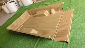 แผ่นรองพื้นกระบะสำหรับรถโตโยต้า LC79 รุ่นแค็บเดี่ยว ป้องกันรอยขีดข่วน แผ่นรองพื้นกระบะ ป้องกันพื้นกระบะ - Product Image 2