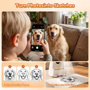 Projecteur de Dessin Intelligent T100 pour Enfants, Projecteur de Traçage et de Peinture, Jouet Éducatif pour Enfants, Garçons et Filles, Cadeau - Product Image 4