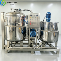 Tank voor het impregneren van geconserveerd fruit met suiker, onderdrukweekmachine voor fruit, industriële suikerketel voor het koken van fruit