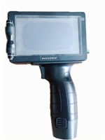 Imprimante jet d'encre portable semi-automatique G100E Ricoh avec écran tactile et batterie pour la production d'étiquettes de date