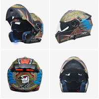 Casque Moto Ouvert le Plus Vendu par le Fournisseur avec Visière Relevable, Double Visières, Matériau ABS, Compatible Casque Bluetooth – Approvisionnement Direct Usine