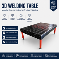 Plateforme de soudage 3D flexible de haute précision, table de soudage modulaire en fonte pour soudage manuel et robotisé