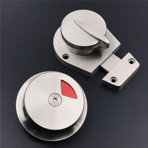 Serrure de cloison de toilettes publiques Aogo en acier inoxydable 304 avec indicateur - Product Image 4