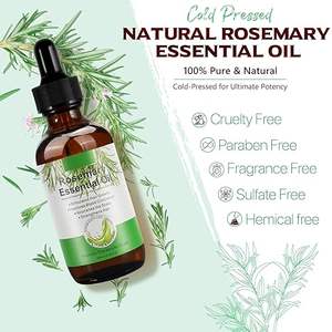 Aceite de Romero para el crecimiento del cabello 100% aceite de Romero prensado en frío natural para aromaterapia de la piel para mujeres y hombres - Product Image 2