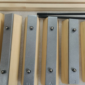 Orff Percussion Instrument Teaching Aids Brick Aluminum Plate Xylophone Hand Percussion <b>Sound</b> <b>Bar</b> Instrument Wooden - Product Image 6