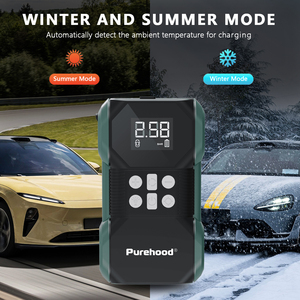 Purehood S600 : Démarreur de Voiture 4000A + Gonfleur de Pneus Numérique 150 PSI |   Boîte d'urgence portable ultra-résistante 27000mAh S700 Batterie déchargée ou pneu crevé? - Product Image 3