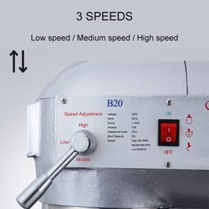 Máy trộn bột làm bánh mì, bánh ngọt công nghiệp 10L 20L <span class=keywords><strong>30L</strong></span>, máy trộn hành tinh chuyên nghiệp - Product Image 3