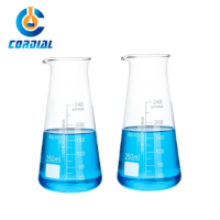 Bécher conique en verre borosilicate 3.3 CORDIAL 125/250/500 ml avec bec verseur pour usage en laboratoire