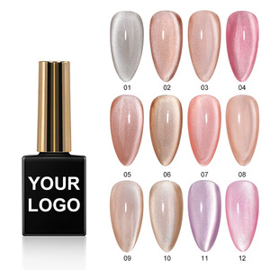 Set de Esmalte de Uñas en Gel UV/LED QSHY Cateye, Larga Duración, Sin HEMA, Estilo Francés, Vegano, Ecológico, No Tóxico - Product Image 2