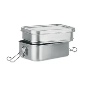 Espositore da tavola a doppio ripiano in acciaio inox per merchandising - Product Image 6