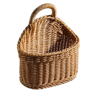Wall Basket - Jute Woven Hangings Storage Baskets Small Woven Baskets for Organizing